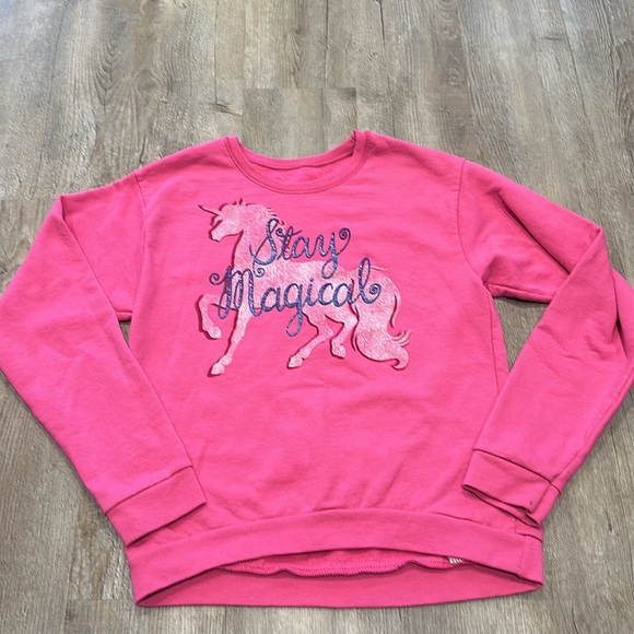Unicorn lovers!! Girls XL (14) bundle of 3 sweatshirts, - Picture 5 of 11